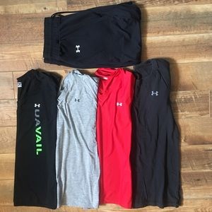 Lot of womens Under Armour Large/Medium